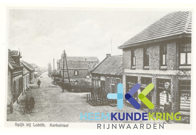 Spijk Kerkstraat 1921 smederij Vermegen FA000008